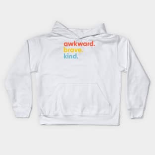 Brene Brown Inspirational Quote Graphic Design Kids Hoodie